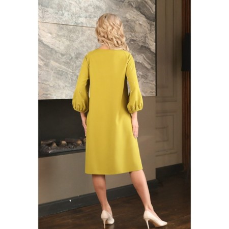 Female dress, size 48, lime color-10