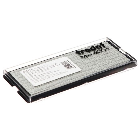 TRODAT 6005, 360 characters, excretion font 3.1 mm, main font 2.2 mm