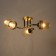 Sinna chandelier 3he27 40W black and gold 50x50x27 cm Bayerlux