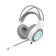 Headphones XTRIKE Me GH-515W, game, full-size, backlight, Mic, USB+2x3.5 mm, 2 m, white
