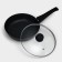 The frying pan “Elite”, d = 24 cm, plastic handle, glass cover, anti -stick coating, black color