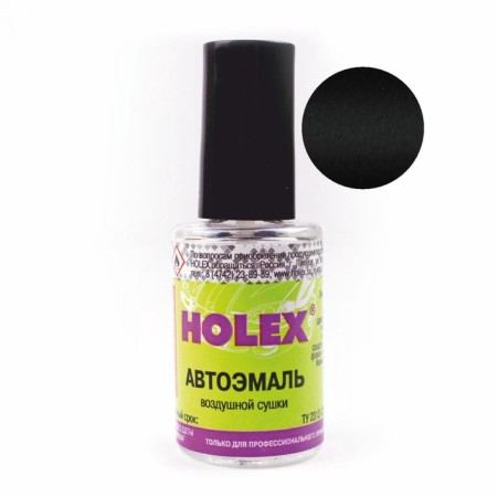 Paint with a brush Holex Nissan Z11, black metallic, 8 ml