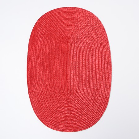 Serving shade "Oval", central red, 45*30 cm-1