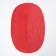 Serving shade "Oval", central red, 45*30 cm