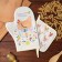 Set of kitchen shade "chicken": mittens 20x28 cm, take a pursuit 17x17 cm, 35% cotton, 65% p/e