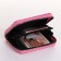 Women's wallet with lightning, pink color