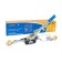 Manual winch Kraft KT705012, with a double ratchet mechanism, 3 tons, 3.6 m, 2 hooks