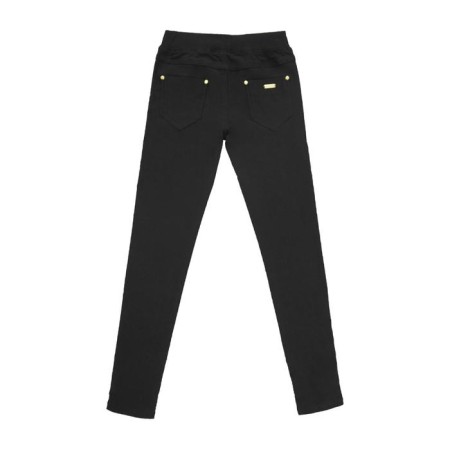 Legins for girls, height 140 cm, black color-1