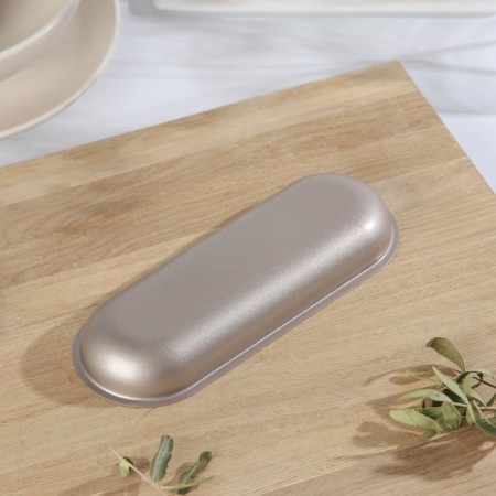 Obval baking uniform, 19 × 7 × 2.5 cm, anti -stick coating, gold color-2