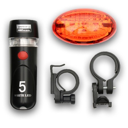 Bicycle front and rear, waterproof bicycle lantern, 5 diodes, 5 modes, 6 aaa-1