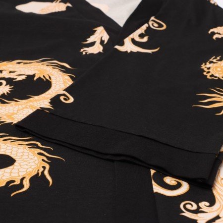 Female set (robe/shirt), black color, size 44-12