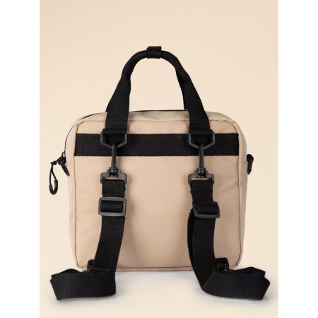Baby bag, size 9x22x24.5 cm, beige color-2