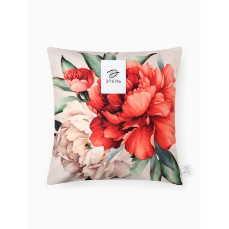 A set of decorative pillowcases Ethel "Oour Home", 4 pcs, 40*40 cm, velor-9
