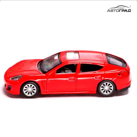 Metal machine Porsche Panamera Turbo, 1:43, Red color-4