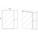 Viant mirror “Boston 60” 160x600x700 mm, right/left, without light
