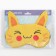 Mask for sleeping with ears "Kotik", 19.3 x 15 cm, yellow color