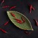 Ceramic serving dish "Dender", 26 × 10.5 × 1.5 cm, green color
