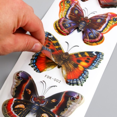 Plastic Plastic "Butterfly" mix 39.5x12 cm-7