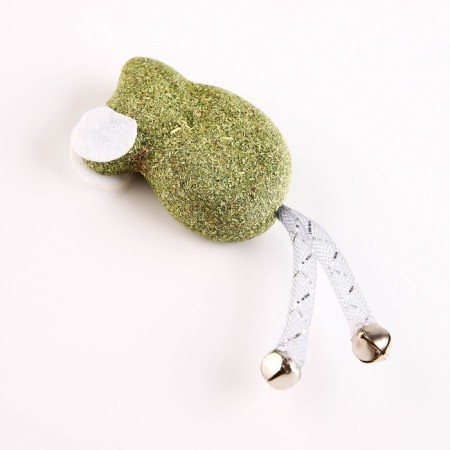 Cat toy "mouse" from cat mint, 6 x 1.5 cm-2