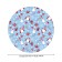 The tablecloth “New Year's mood”, round, oxford, elastic band, size 140x140 cm, diameter 105-120 cm