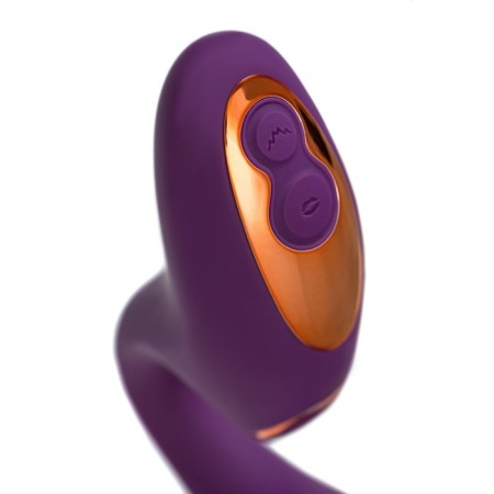 Double stimulation of L’Eroina Megam, silicone, purple color, 27.5 cm-2