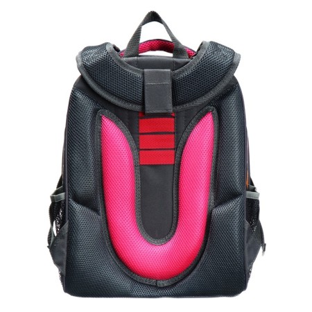 School backpack 38 x 30 x 16 cm, ergonomic back, stavia "york", gray-5
