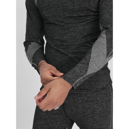 Male thermal underwear, size 52-54, dark gray color-5
