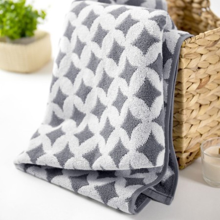 Tensor Magic Night Geometric, 420 gr, size 50x70 cm, color gray, white-3