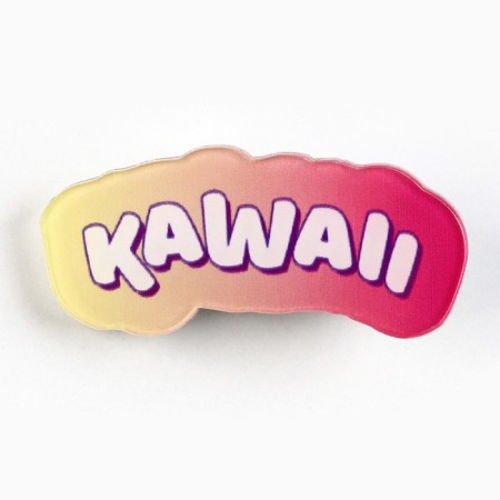 Hair clips on the card Kawaii, 3.7 x 1.4 x 1 cm-2