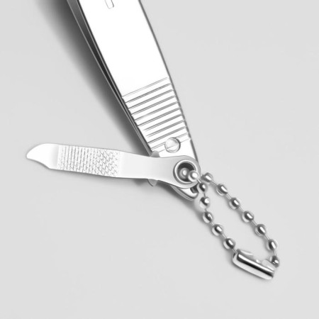 Kusachki-cannips are manicure, with a file, 5.5 cm, packing 12 pcs in a box, silver color-3