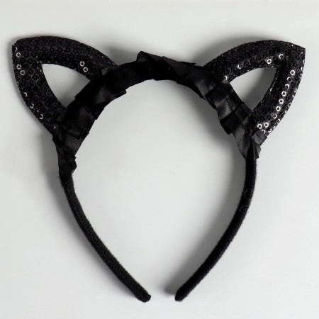 New Year's rim "cat", with sequins-1