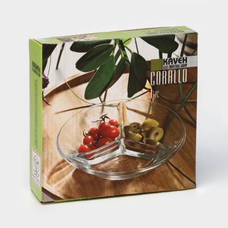 Glass exchange Corallo, 233 ml, d = 14 cm, 3 sections-3