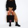 Textile choper on Emoji laces, black color