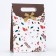 Gift box-package, packaging with a cut handle, "Spring composition", 19 x 9 x 27 cm