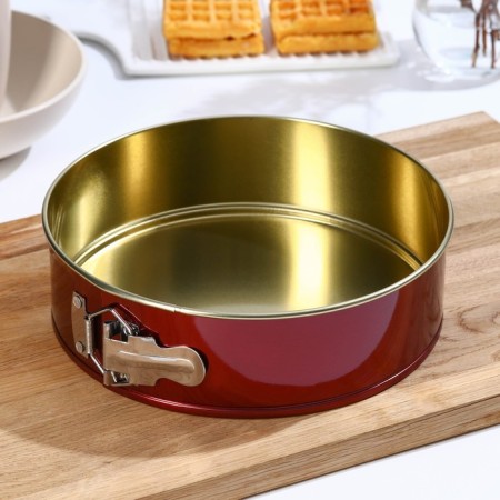 Form for baking and layout with the size of the “Nikis”, D = 22 cm, anti -stick coating, color mix-13