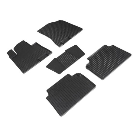 Rubber “grid rugs” in the salon for Hyundai Sonata VIII (DN8) 2019-n.