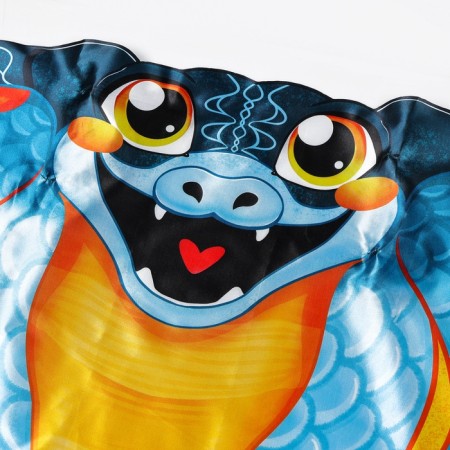 New Year! Carnival set "Cool snake", cape, mask, blue color-9