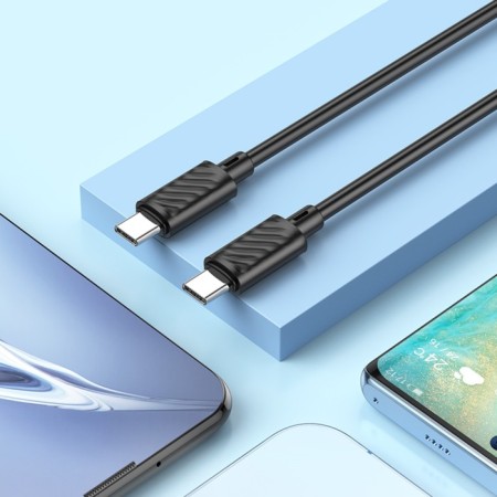 Hoco X88, Type-C cable-Type-C, 60W, 3 A, 1 m, fast charging, PVC, black-4