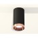 Ambrella Light overhead lamp, XS6323025, MR16 GU5.3 LED 10 watts, black sand, gold pink