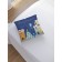 Decorative pillowcase "New Year's city in the snow", on a zipper, size 45x45 cm