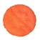 The pillow is round on the armchair waterproof D60 cm, orange color, Greta 20%, polyester 80%