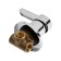 Bowl mixer Zein, hidden installation, pen, cartridge 35 mm, brass, chrome