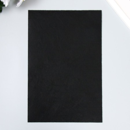 A set of adhesive felt 20x30 cm, soft, 1.8 mm, 10 sheets, white, black-2
