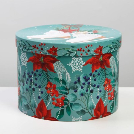 Gift box "Snezhnaya", 18 x 18 x 13 cm, new year