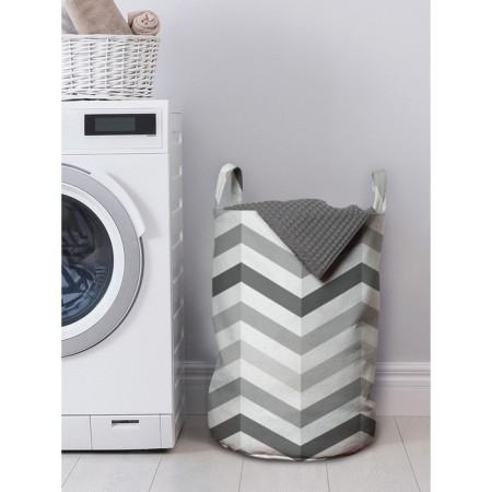 Basket for storage of things "Classic zigzags", size 35x50 cm