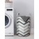 Basket for storage of things "Classic zigzags", size 35x50 cm