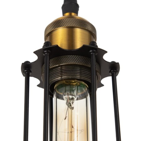 Lamp Bayerlux 2099/1bk E27 40W Black 6x6x18-118 cm-5