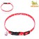 Collar "paws-capacity" with a bell, kapron, 30 x 1 cm, red