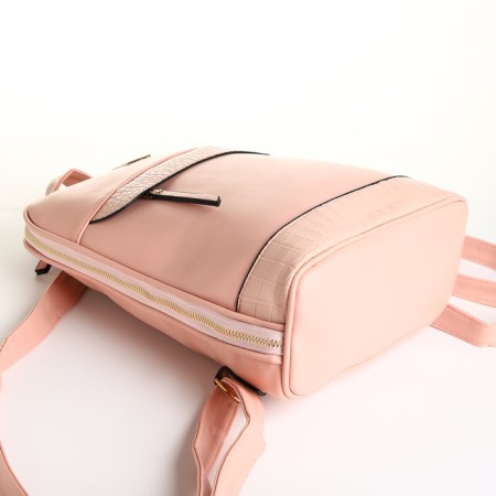 City backpack on lightning, pink color-2