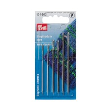 Star needles, steel, 5/0-1/0, silver color